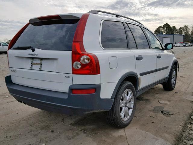 YV4CZ592061255428 - 2006 VOLVO XC90 WHITE photo 4