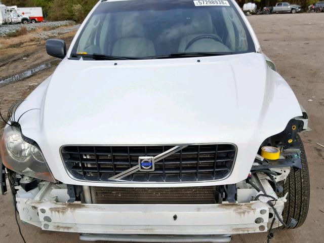 YV4CZ592061255428 - 2006 VOLVO XC90 WHITE photo 7