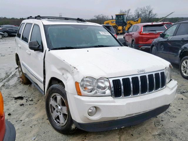 1J4HS58N15C675639 - 2005 JEEP GRAND CHER WHITE photo 1