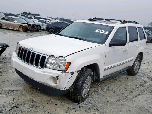 1J4HS58N15C675639 - 2005 JEEP GRAND CHER WHITE photo 2