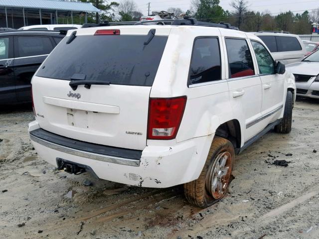 1J4HS58N15C675639 - 2005 JEEP GRAND CHER WHITE photo 4