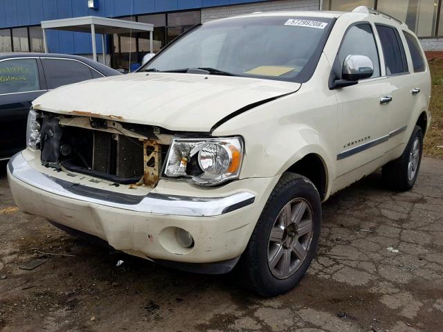 1A8HW58287F587083 - 2007 CHRYSLER ASPEN WHITE photo 2