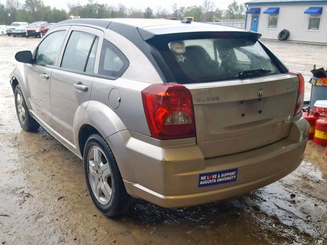 1B3HB48AX9D116556 - 2009 DODGE CALIBER SX GOLD photo 3