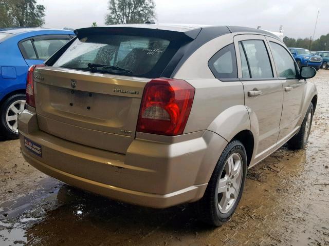 1B3HB48AX9D116556 - 2009 DODGE CALIBER SX GOLD photo 4