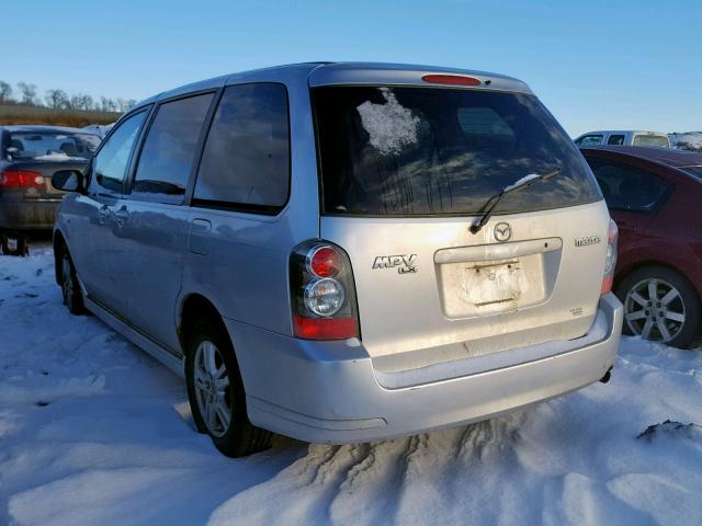 JM3LW28AX50552382 - 2005 MAZDA MPV WAGON SILVER photo 3