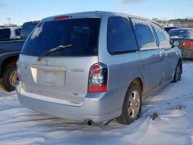 JM3LW28AX50552382 - 2005 MAZDA MPV WAGON SILVER photo 4