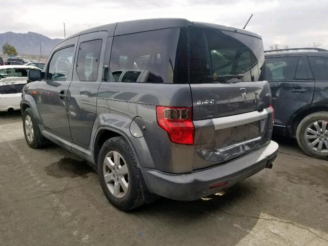 5J6YH2H73AL001260 - 2010 HONDA ELEMENT EX GRAY photo 3