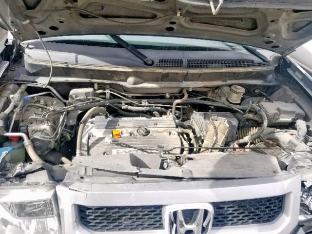 5J6YH2H73AL001260 - 2010 HONDA ELEMENT EX GRAY photo 7