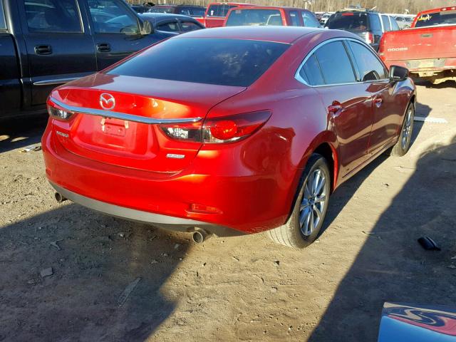 JM1GL1U51H1153428 - 2017 MAZDA 6 SPORT RED photo 4