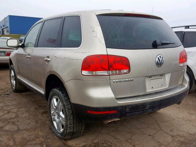 WVGMM77LX5D008388 - 2005 VOLKSWAGEN TOUAREG 4. GOLD photo 3