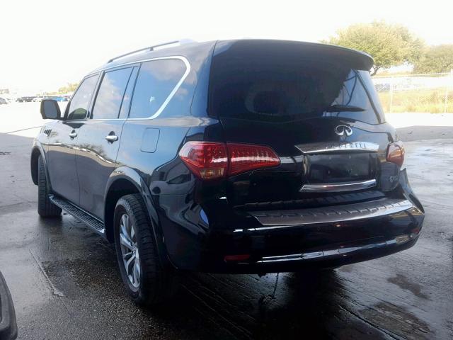 JN8AZ2NF6H9640339 - 2017 INFINITI QX80 BASE BLACK photo 3