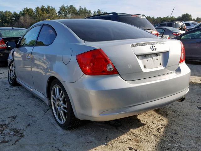 JTKDE177550031692 - 2005 TOYOTA SCION TC Gümüş foto 3