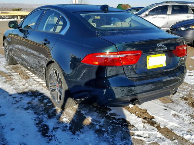 SAJAD4BV9HA946744 - 2017 JAGUAR XE PREMIUM GREEN photo 3