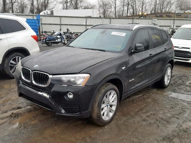5UXWZ7C33H0V87190 - 2017 BMW X3 SDRIVE2 Қара фото 2