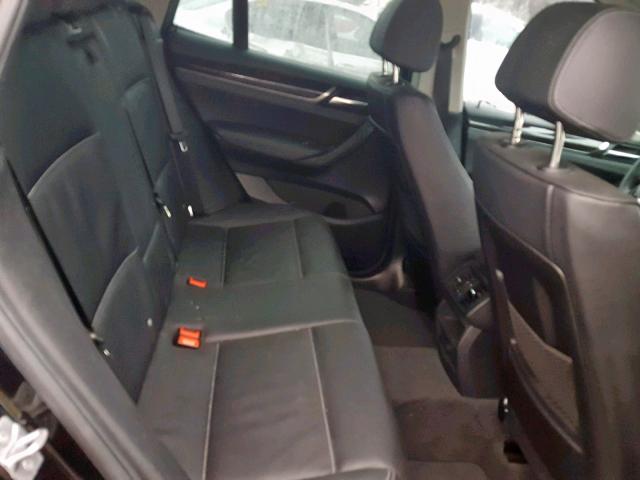 5UXWZ7C33H0V87190 - 2017 BMW X3 SDRIVE2 Қара фото 6