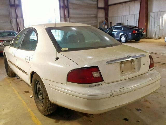 1MEFM50U11G612035 - 2001 MERCURY SABLE GS WHITE photo 3