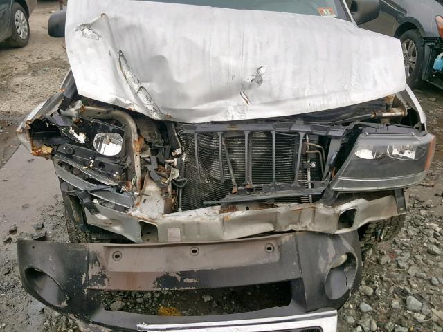 1J4GW48SX4C415299 - 2004 JEEP GRAND CHER SILVER photo 7