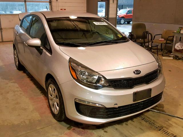 KNADM4A3XG6553247 - 2016 KIA RIO LX SILVER photo 1