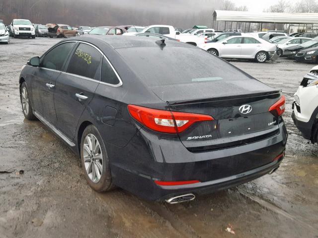 5NPE34AF4HH514486 - 2017 HYUNDAI SONATA SPO BLACK photo 3