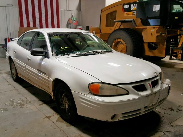 1G2NE52T1YM765660 - 2000 PONTIAC GRAND AM S WHITE photo 1