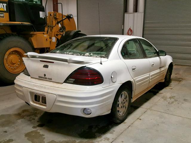 1G2NE52T1YM765660 - 2000 PONTIAC GRAND AM S WHITE photo 4