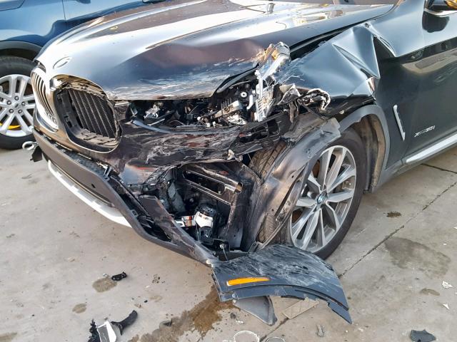 5UXTR9C54JLC69828 - 2018 BMW X3 XDRIVEM BLACK photo 9