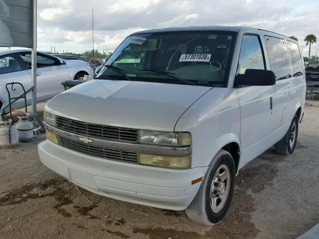 1GNDM19X25B100762 - 2005 CHEVROLET ASTRO WHITE photo 2