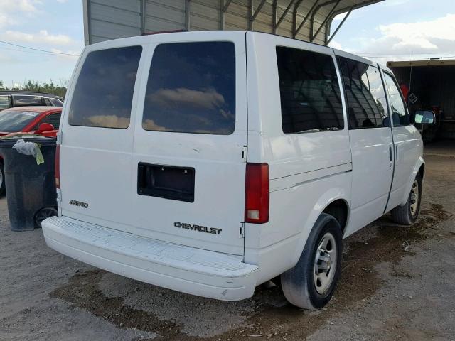 1GNDM19X25B100762 - 2005 CHEVROLET ASTRO WHITE photo 4