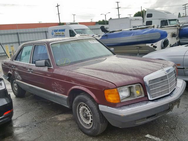 WDBCA32C7FA152653 - 1985 MERCEDES-BENZ 380 SE BURGUNDY photo 1