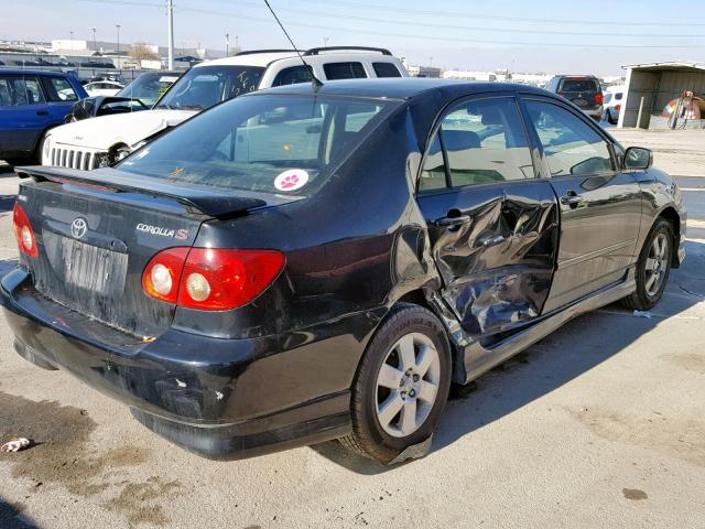 2T1BR32E86C571114 - 2006 TOYOTA COROLLA CE BLACK photo 4