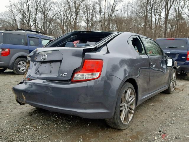 JTKJF5C7XD3049485 - 2013 TOYOTA SCION TC ნაცრისფერი ფოტო 4