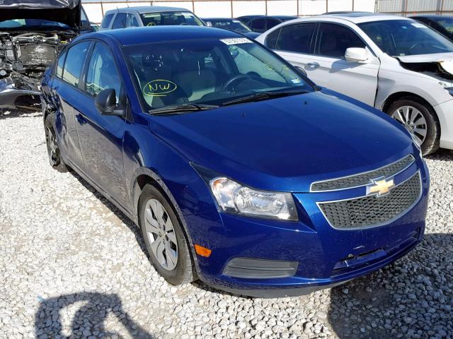 1G1PA5SH4D7160626 - 2013 CHEVROLET CRUZE LS BLUE photo 1