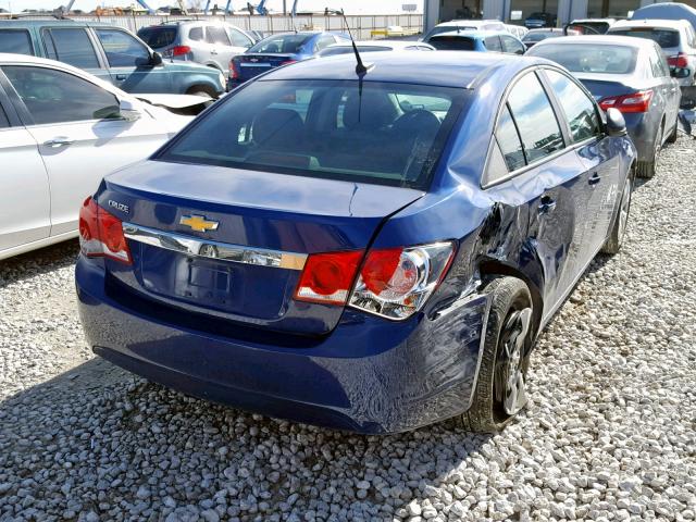 1G1PA5SH4D7160626 - 2013 CHEVROLET CRUZE LS BLUE photo 4