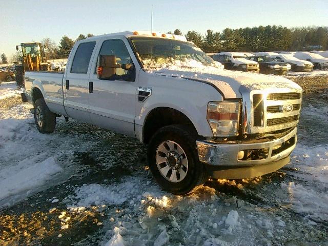 1FTWW31R68ED80032 - 2008 FORD F350 SRW S WHITE photo 1