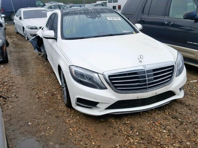 WDDUG8CB1GA225210 - 2016 MERCEDES-BENZ S 550 WHITE photo 1