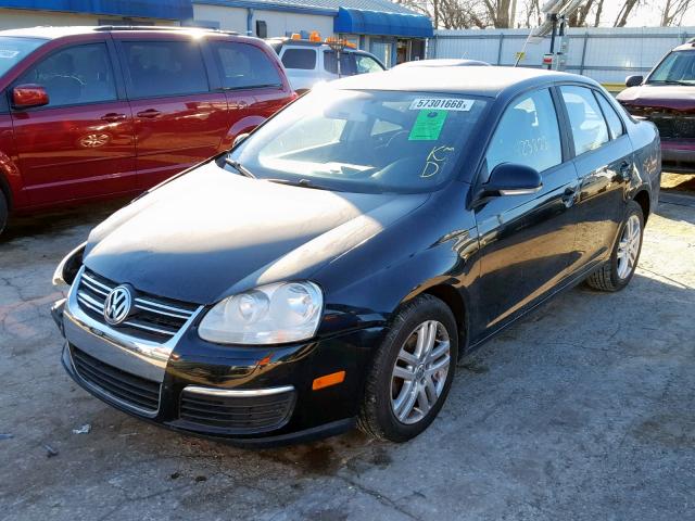 3VWPF71K67M036110 - 2007 VOLKSWAGEN JETTA 2.5 BLACK photo 2