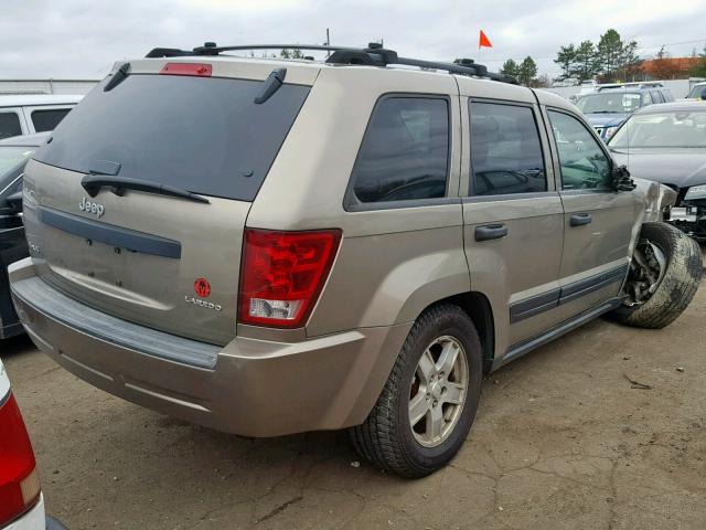 1J8HR48N45C562904 - 2005 JEEP GRAND CHER BEIGE photo 4