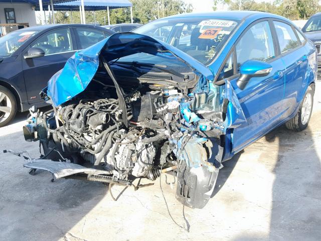 3FADP4BJ2FM148284 - 2015 FORD FIESTA SE BLUE photo 2