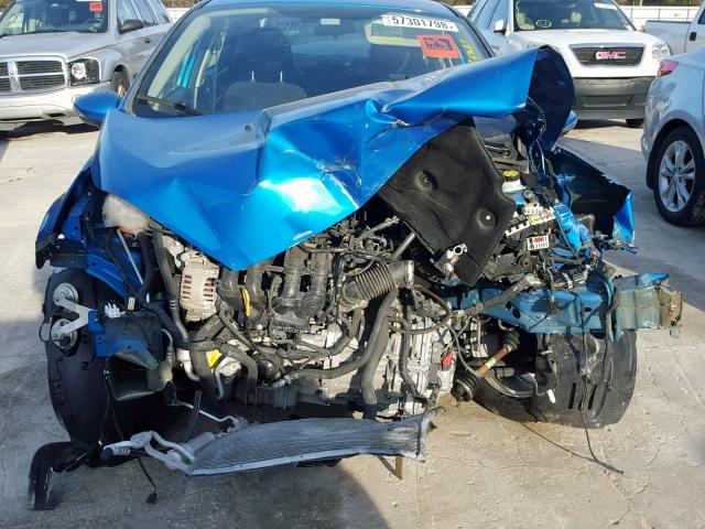 3FADP4BJ2FM148284 - 2015 FORD FIESTA SE BLUE photo 9