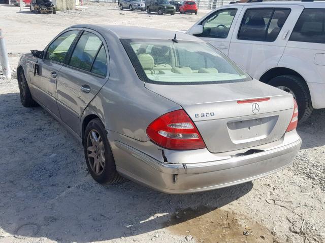 WDBUF65J15A689275 - 2005 MERCEDES-BENZ E 320 GOLD photo 3