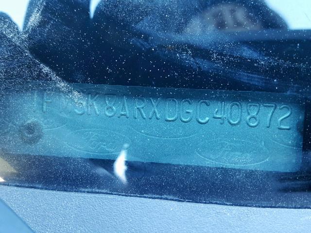 1FM5K8ARXDGC40872 - 2013 FORD EXPLORER P 黑色 照片 10