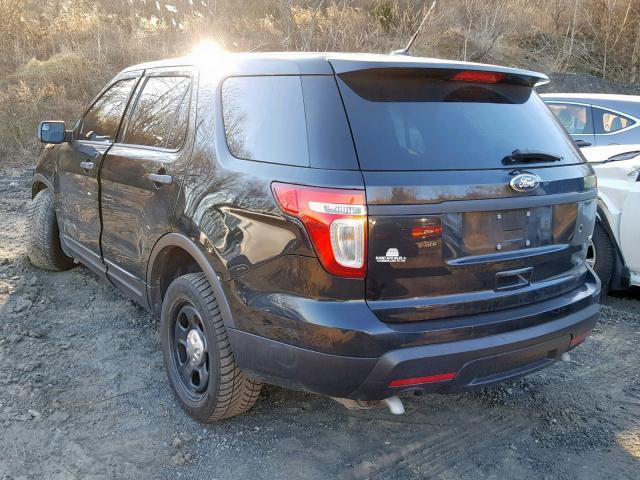 1FM5K8ARXDGC40872 - 2013 FORD EXPLORER P 黑色 照片 3