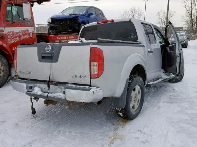 1N6AD07W08C406967 - 2008 NISSAN FRONTIER C GRAY photo 4