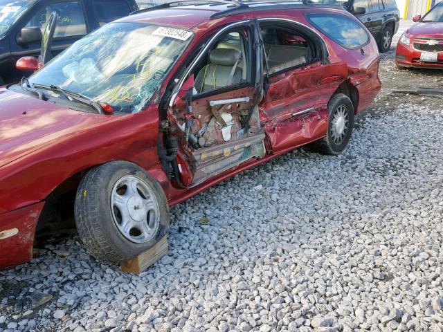 1MEFM58UXXG646987 - 1999 MERCURY SABLE GS RED photo 10