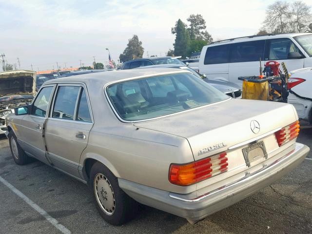 WDBCA35E2LA544786 - 1990 MERCEDES-BENZ 420 SEL GRAY photo 3