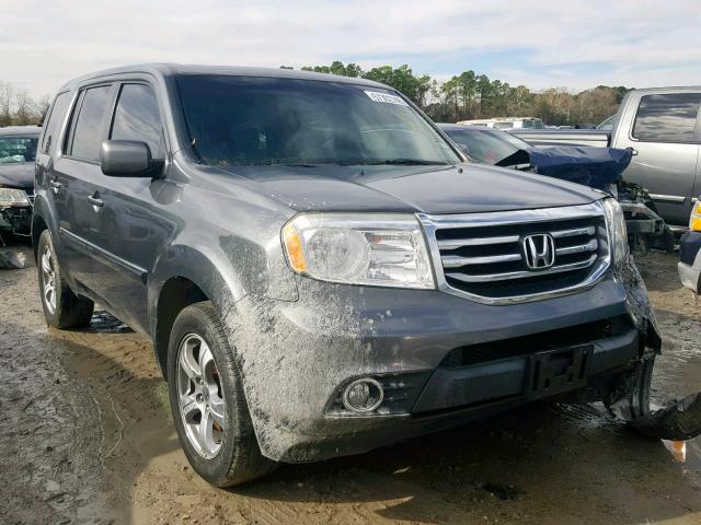 5FNYF3H78CB040269 - 2012 HONDA PILOT EXLN GRAY photo 1