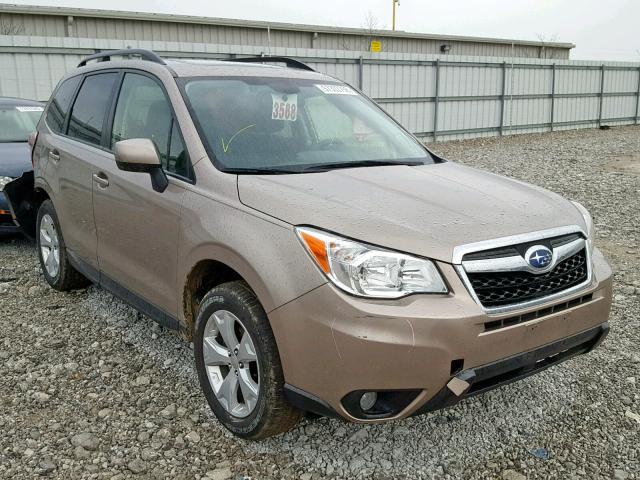 JF2SJAGC4GH493089 - 2016 SUBARU FORESTER 2 TAN photo 1