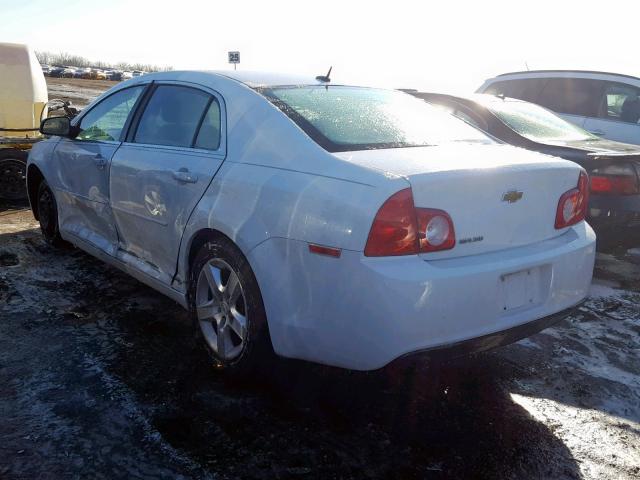 1G1ZB5E13BF293644 - 2011 CHEVROLET MALIBU LS WHITE photo 3