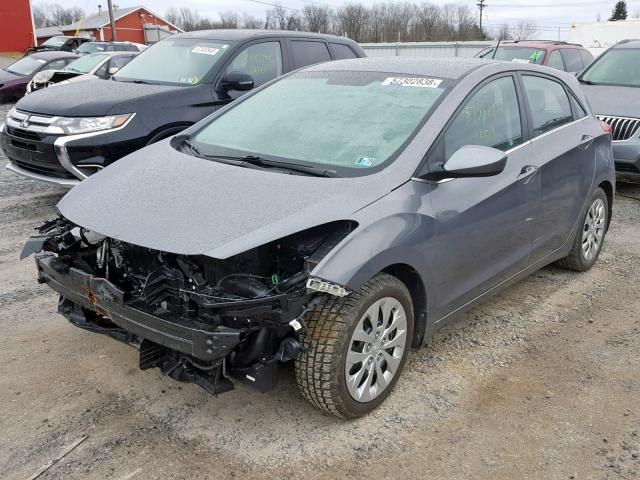 KMHD35LH2GU286603 - 2016 HYUNDAI ELANTRA GT GRAY photo 2