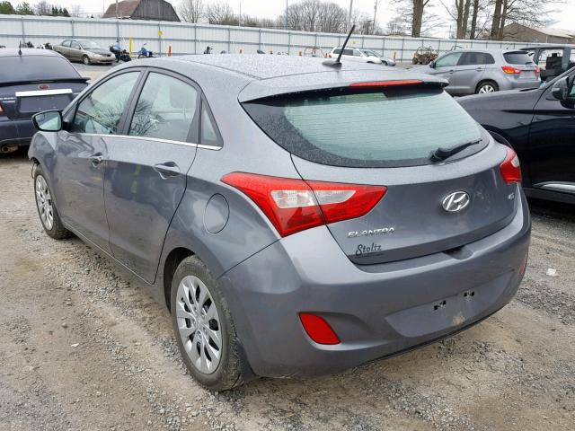 KMHD35LH2GU286603 - 2016 HYUNDAI ELANTRA GT GRAY photo 3